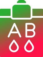 Blood Type Ab Creative Icon Design vector