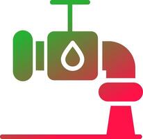 Water Tap Creative Icon Design vector