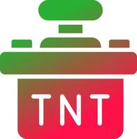 diseño de icono creativo tnt vector