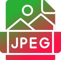 Jpeg Creative Icon Design vector