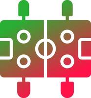 Glyph Gradient Design vector