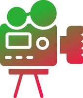 Video Camera Creative Icon Design vector