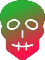 diseño de icono creativo de calavera vector