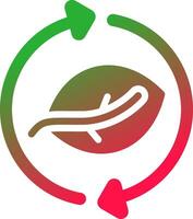 Leaf Recycle Creative Icon Design vector
