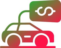 Buy a Car Creative Icon Design vector