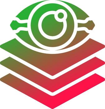 Glyph Gradient Design vector