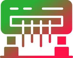 Glyph Gradient Design vector