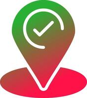 Checkmark Creative Icon Design vector
