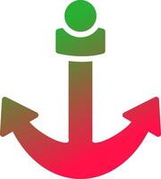 Anchor Creative Icon Design vector