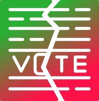 Ballot Creative Icon Design vector