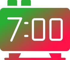 Alarm Clock Creative Icon Design vector