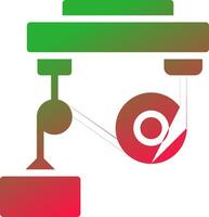 Pulley Creative Icon Design vector