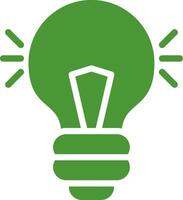 Light Bulb Creative Icon Design vector