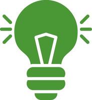 Light Bulb Creative Icon Design vector