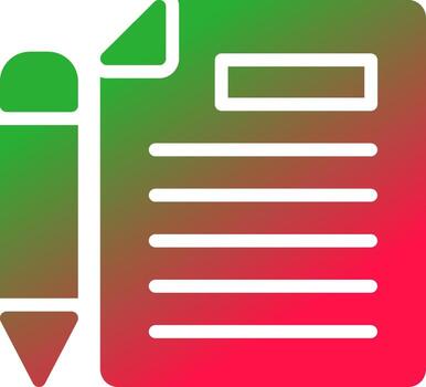 Script Creative Icon Design vector