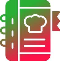 Recipe Book Creative Icon Design vector