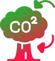 co2 creativo icono diseño vector