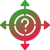 Glyph Gradient Design vector