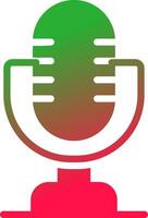 diseño de icono creativo de micrófono vector
