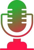 Microphone Creative Icon Design vector