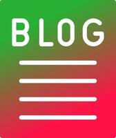 Blogging Creative Icon Design vector
