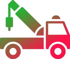 Tow Truck Creative Icon Design vector