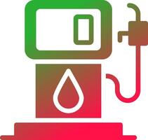 Petrol Station Creative Icon Design vector