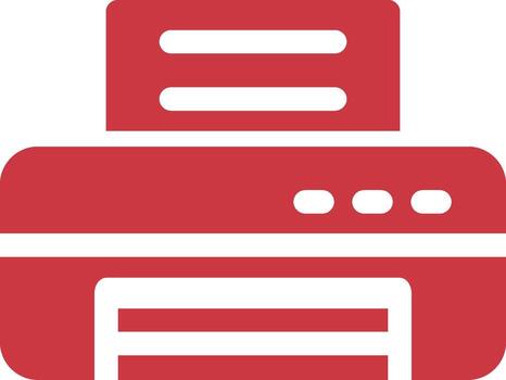 Printer Creative Icon Design vector