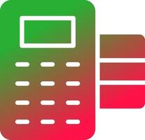 POS Terminal Creative Icon Design vector