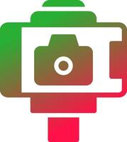 Selfie Stick Creative Icon Design vector