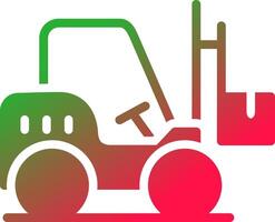 Forklift Creative Icon Design vector