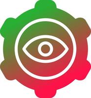 Eye Setting Creative Icon Design vector