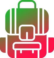 Backpack Creative Icon Design vector