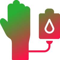 Transfusion Creative Icon Design vector