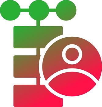 Client Database Creative Icon Design vector