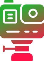 Action Camera Creative Icon Design vector