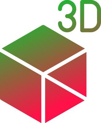 3D Object Creative Icon Design