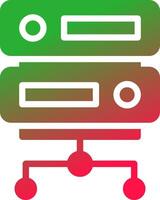 Server Creative Icon Design vector