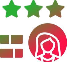 Review Creative Icon Design vector