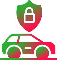 Anti Theft System Creative Icon Design vector