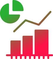 Statistical Analysis Creative Icon Design vector