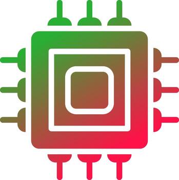 diseño de icono creativo del procesador vector