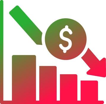 diseño de icono creativo de gráfico de barras vector