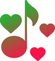 Love Song Creative Icon Design vector