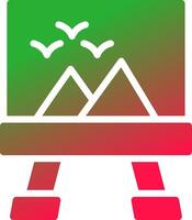Glyph Gradient Design vector