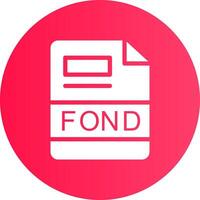 FOND Creative Icon Design vector