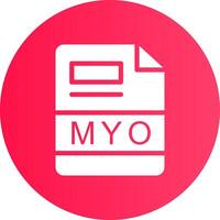 MYO Creative Icon Design vector