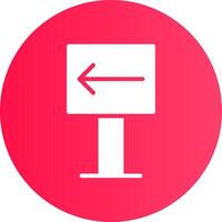 Left Creative Icon Design vector