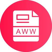 AWW Creative Icon Design vector