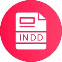 INDD Creative Icon Design vector